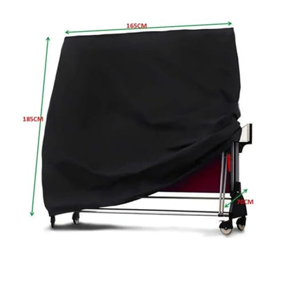 Ping Pong Table Cover Heavy Duty Waterproof for Outdoor Indoor Foldable Tennis Tables PVC Coating Weather Protection