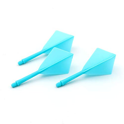 CUESOUL ROST Integrated Dart Shaft and Flights Medium,Diamond Shape,Set of 3 - color: Blue