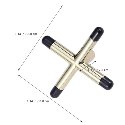 Toddmomy 3pcs Cross Shaped Pool Cue Bridge Head Anti-Slip Billiard Cue Sticks Bridge Head Rest Holder for Snooker Pool Tables Billiard Accessories