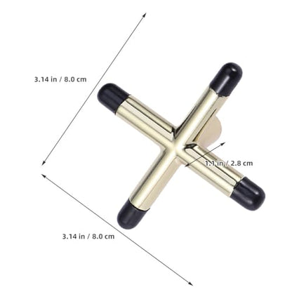 Toddmomy 3pcs Cross Shaped Pool Cue Bridge Head Anti-Slip Billiard Cue Sticks Bridge Head Rest Holder for Snooker Pool Tables Billiard Accessories