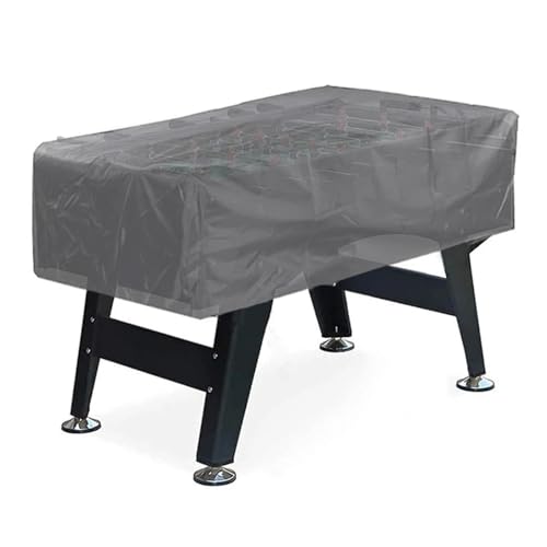 Waterproof Foosball Table Cover Folding Soccer Dustproof Moisture Resistant Furniture Protection Case(Light Grey) - color: Light Grey