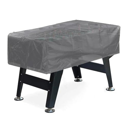 Waterproof Foosball Table Cover Folding Soccer Dustproof Moisture Resistant Furniture Protection Case(Light Grey) - color: Light Grey
