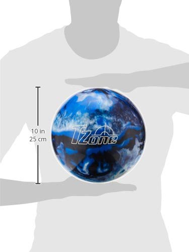 Brunswick TZone Indigo Swirl Bowling Ball (15-Pounds)