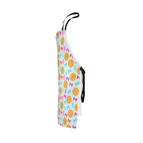 Manfei Volleyball Kids Kitchen Apron - color: Orange