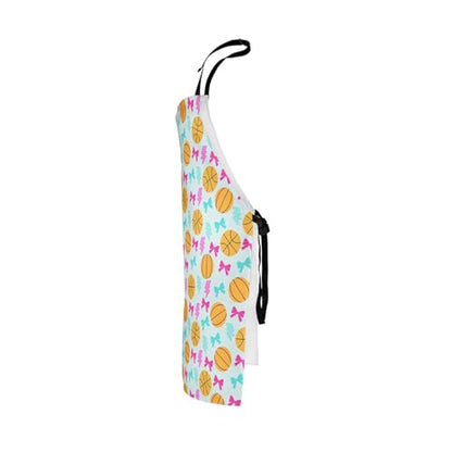 Manfei Volleyball Kids Kitchen Apron - color: Orange