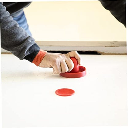 VANZACK 2sets Air Hockey Pucks of Replacement Accessories for Game Tables Includes Felt Pucks Lightweight Sturdy for Air Hockey Tables