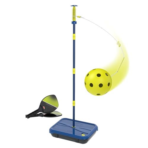 Swingball Pickleball Paddles Tether Tennis Game Set - Portable All-Surface Base, Durable, Easy Assembly, Indoor & Outdoor Games, Backyard Games for Kids, Active Play for Kids and Families, Ages 6+