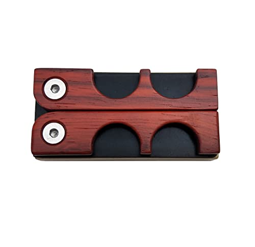 Portable Cue Stick Holder with 4 Holes - color: Natural