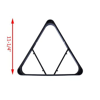 CROWN ME Billiards 16 Ball Triangle Rack – Pool Table Equipment Snooker Accessories for Regulation Size Billiard Balls, in 1 Portable Billiard Triangle