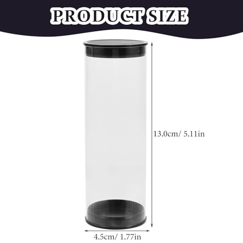 Wakauto Clear Golf Ball Organizer Tube Anti-Scratch Golf Ball Holder PVC Golf Ball Display Tube for Outdoor Sport