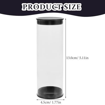 Wakauto Clear Golf Ball Organizer Tube Anti-Scratch Golf Ball Holder PVC Golf Ball Display Tube for Outdoor Sport