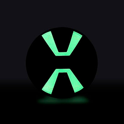 Chuckit! Max Glow Paraflight Flying Disc Dog Toy - Water Floating Flyer - Durable Nylon Construction with Soft Rubber Edges - For Medium and Large Dogs - Size Large - 9.75" L x 9.75" W - Pack of 1 - color: Green/Max Glow, size: Large