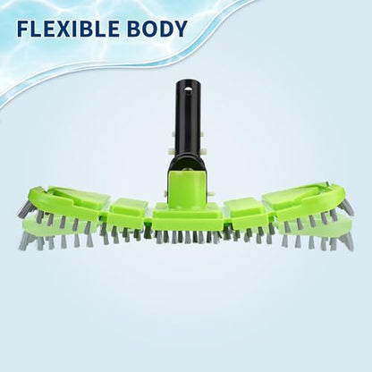 Sepetrel Pool Vacuum Head with Brush,Weighted & Flexible Body,for Inground/Above Ground Swimming Pools(Safe for Vinyl Liner Pool)
