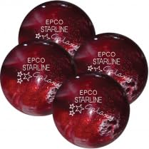 Candlepin Starline Galaxy Bowling Balls 4 1/2" 2.6 LBS avalible (Free 4sp Bag Included! Valued at $59.99) - color: Red
