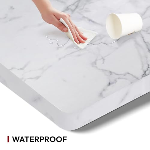 SANODESK Universal Tabletop 48"x24"x1" Thickness One-Piece Table Top Rectangular Particle Board for Standing Desk and Home Office Countertop DIY,Marble Grey Desk Top - color: Marble Grey, size: 48*24*1 Inch