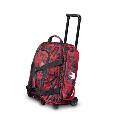 Brunswick Zone Double Roller Bowling Bag - color: Red Chaos