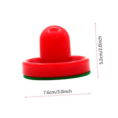 1set Air Hockey Pucks Replacement Ergonomic Paddles Pucks and Felt Covers for Game Tables for Home Use Carnivals and Fairs