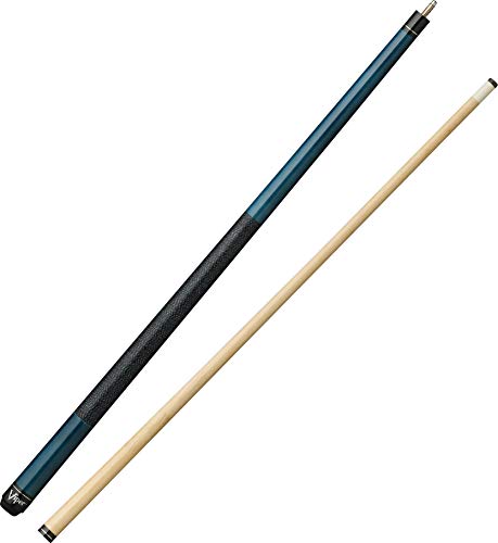 Viper Elite 58" 2-Piece Billiard/Pool Cue - color: Azure Blue, size: 20-Ounce