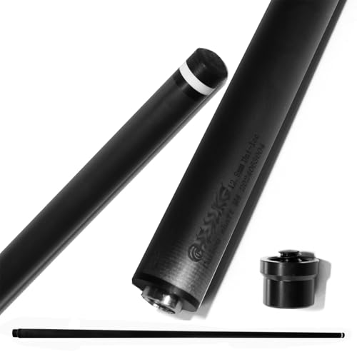 100% Carbon Fiber Shaft, Black Technology Shaft of Pool Cue Front Part for Billiard Play/Break/Snooker Cue Shaft with Foam- 737 mm,745mm,765mm - color: 3-8x10 Joint, size: 11.8-21.4-765