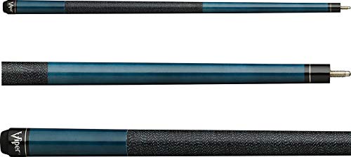 Viper Elite 58" 2-Piece Billiard/Pool Cue - color: Azure Blue, size: 18-Ounce