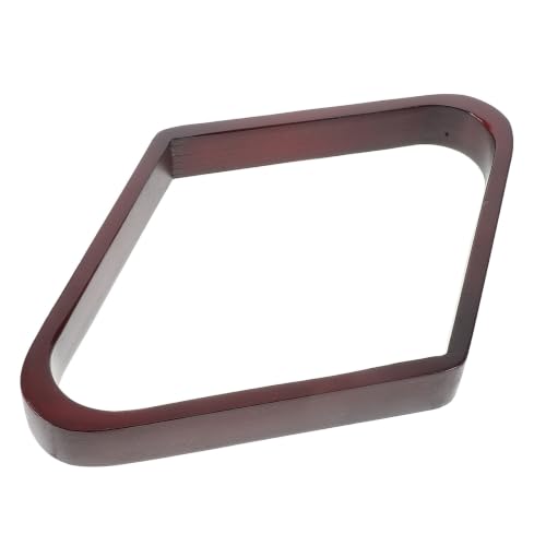 Wooden Triangle Billiard Rack for Pool Balls Elegant Wood Design, Effortless Ball Placement, Versatile Nineball Setup, Rhombus Shaped Frame for Pool Table in Home Entertainment