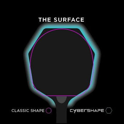 STIGA Cybershape Carbon Table Tennis Blade | Ping Pong Paddle - Unique Design for Larger Hitting Area & Increased Control - Competition Approved - style: Master/Concave