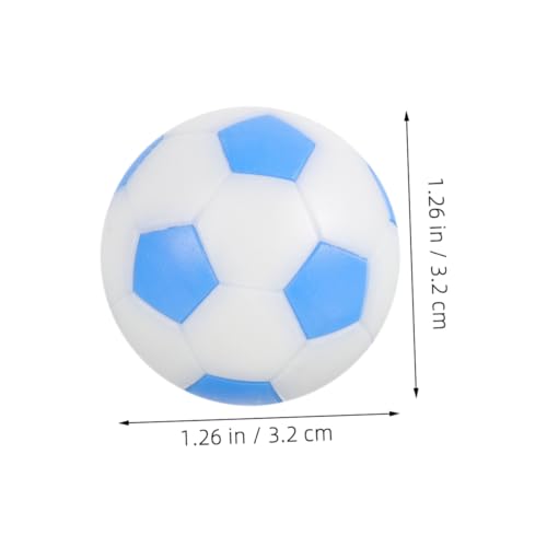 32mm Mini Foosball Balls 6-Pack for Tabletop Soccer Games Desktop Football Accessories for Adults and Boys and Girls for Family Gatherings
