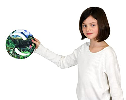 Aeromax Dino Saucer Foam Flying Disc 2 Pack (FD-C) - style: DINO 2 pk