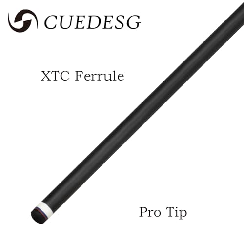Carbon Fiber Pool Cue Stick 10.5mm/11.8mm/12.5mm,Low Deflection Pool Stick with Rare Wood Butt,Professional Cue Stick with Box Case - color: Bird Eye_Blue_12.5mm