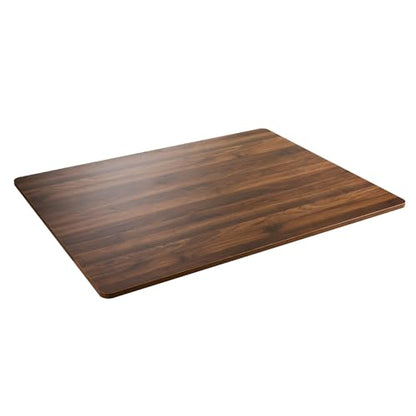 Kaboon Universal Tabletop 48"x36", Solid One-Piece Melamine Table Top, Restaurant Desk DIY, Home and Office,Dark Walnut - color: Dark Walnut, size: 48x36