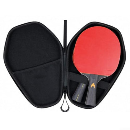 Table Tennis Racket Bag Ping-Pong Paddle Storage Case Table Tennis Organizer Table Tennis Bat Bag to Hold 2 Paddles 2 Balls(PB005-A model)