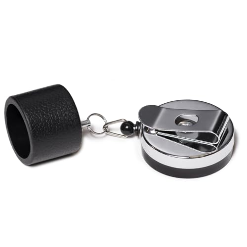 OKKO Retractable Round Billiard Chalker w/Belt Clip - Fits Taom Chalk