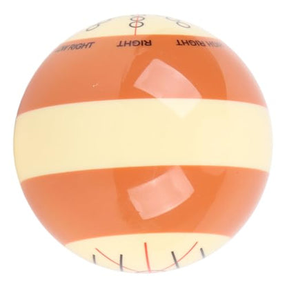 Training Billiards Cue Ball Resin Standard Pool Practice Cue Ball for US Billiards Eight Balls 57.2mm Diameter