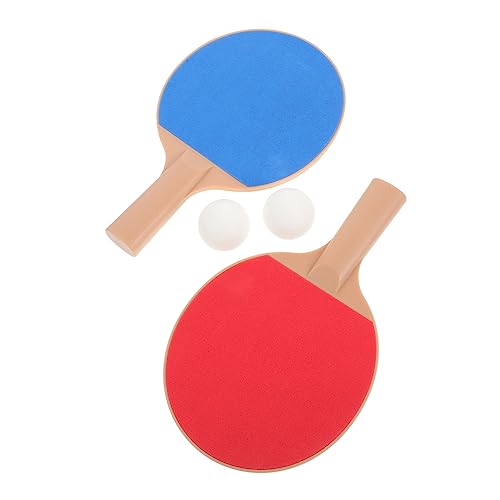 1 Set Bouncy Table Tennis Paddle Set for Outdoor Table Tennis Exercising Durable Racket for Boys Enhances Reflexes Coordination for All Skill Levels