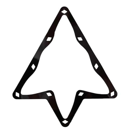 6PCS Black 8 Ball Positioning Paper Billiard Positioning Sticker Magic Ball Positioning Film Billiard Triangle Cue Accessories Billiard Positioning Paper Positioning Sticker Black