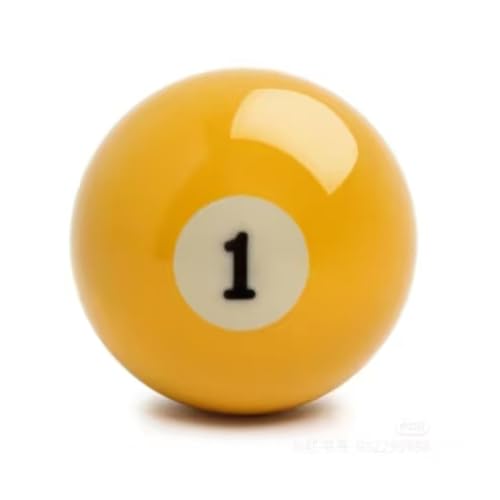 Replacement Billiards Ball, 2-1/4" Regulation Size, Object Balls with Cue Ball & Billiard #8 Ball, Standard Billiards Ball Accessories - color: 1