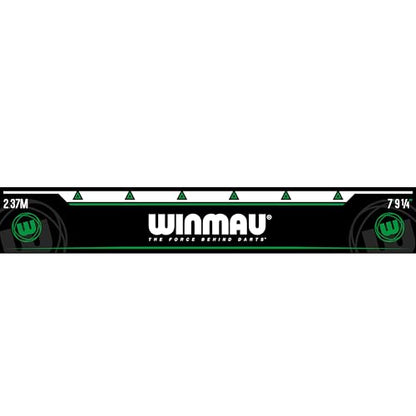 Winmau Darts Oche Line - High Visibility Throw Line Marker with Toe Markers for Consistent Stance - Self-Adhesive, Sticks to Hard Floors (Wood/Tile/Laminate) - Regulation Distance - style: Winmau Green