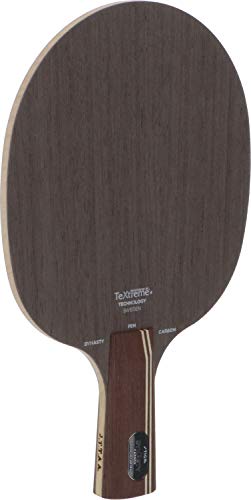 STIGA Table Tennis Racket, Forgiveness Model, Dynasty Carbon, Pen Holder, for Attacks, Includes Special Materials | Pen Holder - style: Chinese Style Pen
