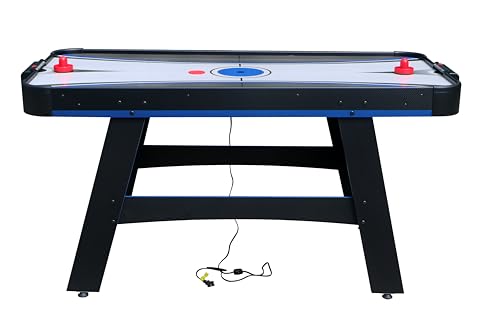 5 ft Air Hockey Table with Table Tennis Top, 2-in-1 Multi-Game Tables with Play Accessories for Adults and Kids, Game Room, Home, Office, Indoor Hockey Arcade Game