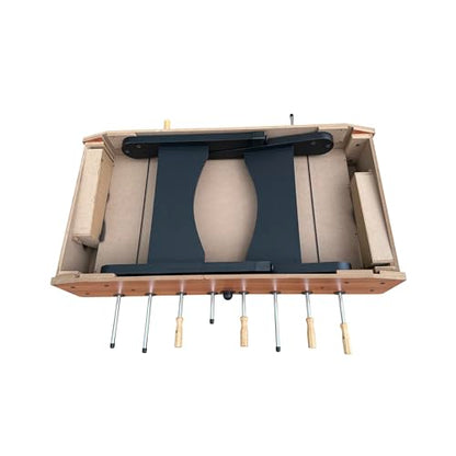 KICK Dreamfyre 55" Foosball Table – Professional Full-Size Indoor Game Table - color: Brown