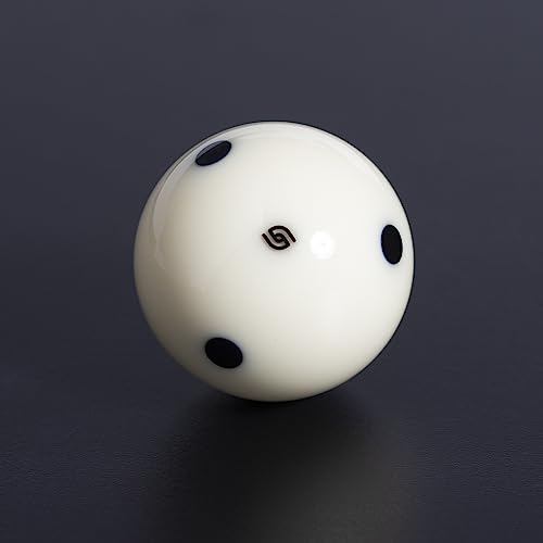 Aramith Tournament Black Billiard Pool Cue Ball 2 1/4" 6 Black Dots in a Blister