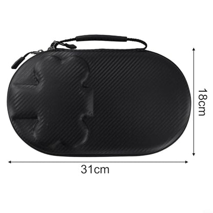 Table Tennis Racket Case, EVA Hard Shell Pong Paddle Holder, Waterproof Storage Bag for 2 Rackets and 4 Balls, Travel Carry Box with Handle, Yellow