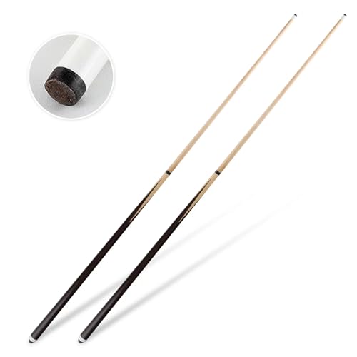 Professional Billiard Cue Sticks Heavy Duty Hardwood 58" Canadian Maple Pool Queue Stick with 13mm Tip,2-Piece,Set of 4
