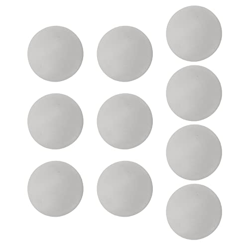 Drfeify EVA Foam Balls, 10pcs 65mm Soft Practice Balls with High Hit and Abrasion Resistance for Indoor Outdoor Training, Kids and Pets Play - color: Grey