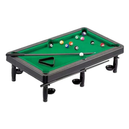 kowaku Kids Pool Table Set Desktop Snooker 2 Billiard Cues Small Tabletop Billiards Game Toy for Apartment Home Between Friends Dorm