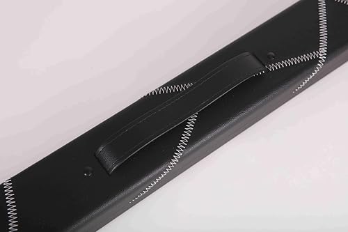 Expert Billiard Pool Cue Stick Hard case,Billiard Carrying Case Holds 1 Complete 2-Piece 58 Inches Cue Sticks(1 Butt/1 Shaft),Two Color Available - color: Black-a