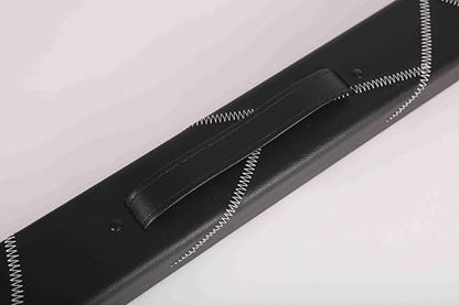 Expert Billiard Pool Cue Stick Hard case,Billiard Carrying Case Holds 1 Complete 2-Piece 58 Inches Cue Sticks(1 Butt/1 Shaft),Two Color Available - color: Black-a