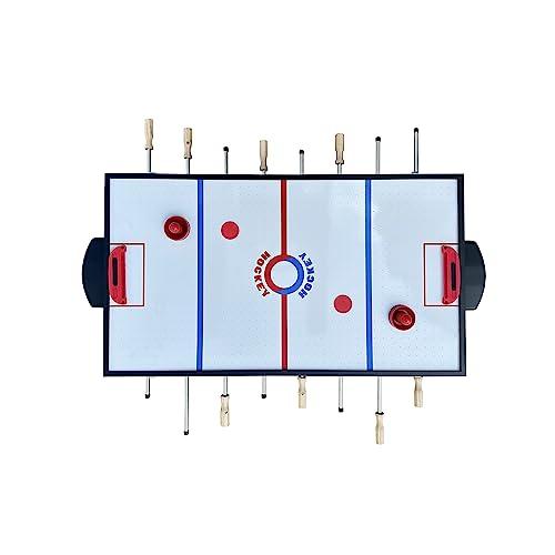 KICK Trio 48″ 3-in-1 Multi Game Table - Foosball, Billiards/Pool & Air-Hockey - color: Black