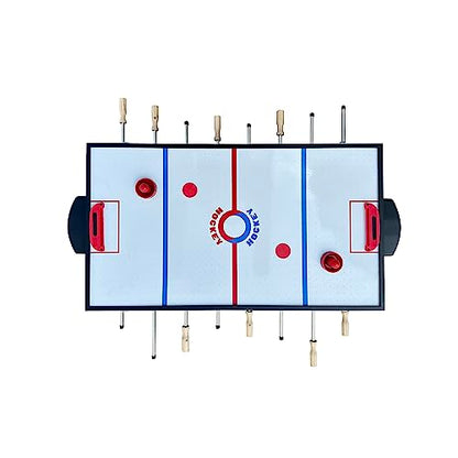 KICK Trio 48″ 3-in-1 Multi Game Table - Foosball, Billiards/Pool & Air-Hockey - color: Black