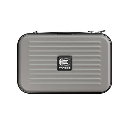 Target Darts Takoma XL Darts Wallet Case, Grey – Holds 6 Darts, Protective EVA Holder with Double Zip Lock Pouches – Professional Dart Accessories - color: Grey